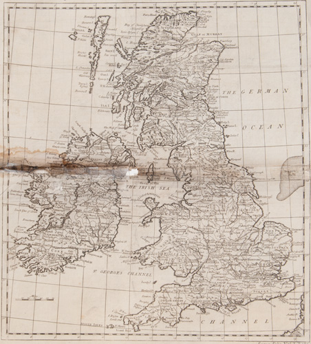 A New Map of England Scotland and Ireland 1732